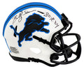 Billy Sims Signed Lions Lunar Eclipse Riddell Speed Mini Helmet w/80 ROY - SIMMIN313 - Billy Sims Signed Lions Lunar Eclipse Riddell Speed Mini Helmet w/80 ROY product image