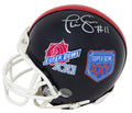 Phil Simms Signed New York Giants Super Bowl XXI & XXV Champs Logo Riddell Mini Helmet - SIMMIN322 - Phil Simms Signed New York Giants Super Bowl XXI & XXV Champs Logo Riddell Mini Helmet product image