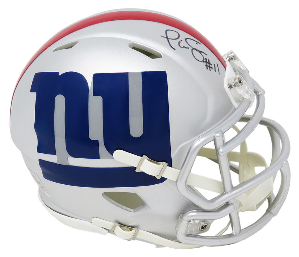 Phil Simms Signed New York Giants AMP Alternate Series Riddell Speed Mini Helmet - SIMMIN323 - Phil Simms Signed New York Giants AMP Alternate Series Riddell Speed Mini Helmet product image