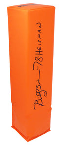 Billy Sims Signed Orange Endzone Football Pylon w/78 Heisman - SIMPYL310 - Billy Sims Signed Orange Endzone Football Pylon w/78 Heisman product image