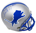 Billy Sims Signed Detroit Lions Throwback Riddell Full Size Replica Helmet w/80 ROY - SIMREP302 - Billy Sims Signed Detroit Lions Throwback Riddell Full Size Replica Helmet w/80 ROY product image