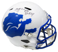 Billy Sims Signed Detroit Lions AMP Alternate Series Riddell Speed Full Size Replica Helmet w/80 ROY - SIMREP303 - Billy Sims Signed Detroit Lions AMP Alternate Series Riddell Speed Full Size Replica Helmet w/80 ROY product image