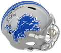 Billy Sims Signed Detroit Lions Riddell Full Size Speed Replica Helmet w/80 ROY - SIMREP309 - Billy Sims Signed Detroit Lions Riddell Full Size Speed Replica Helmet w/80 ROY product image