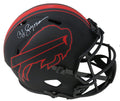 O.J. Simpson Signed Buffalo Bills Eclipse Black Matte Riddell Full Size Speed Replica Helmet - SIMREP317 - O.J. Simpson Signed Buffalo Bills Eclipse Black Matte Riddell Full Size Speed Replica Helmet product image