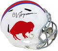 O.J. Simpson Signed Buffalo Bills Throwback White Riddell Full Size Speed Replica Helmet - SIMREP318 - O.J. Simpson Signed Buffalo Bills Throwback White Riddell Full Size Speed Replica Helmet product image