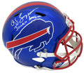 O.J. Simpson Signed Buffalo Bills FLASH Riddell Full Size Speed Replica Helmet w/Juice Is Loose - SIMREP322 - O.J. Simpson Signed Buffalo Bills FLASH Riddell Full Size Speed Replica Helmet w/Juice Is Loose product image