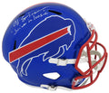 O.J. Simpson Signed Buffalo Bills FLASH Riddell Full Size Speed Replica Helmet w/Juice - SIMREP325 - O.J. Simpson Signed Buffalo Bills FLASH Riddell Full Size Speed Replica Helmet w/Juice product image