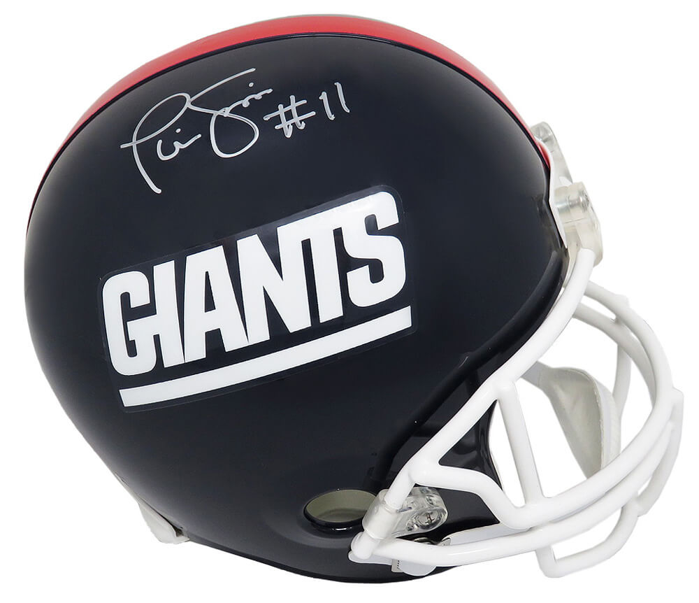 Phil Simms Signed New York Giants Throwback Riddell Full Size Replica Helmet - SIMREP330 - Phil Simms Signed New York Giants Throwback Riddell Full Size Replica Helmet product image