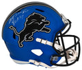 Billy Sims Signed Detroit Lions 2024 Alternate Blue Riddell Full Size Speed Replica Helmet w/80 ROY - SIMREP355 - Billy Sims Signed Detroit Lions 2024 Alternate Blue Riddell Full Size Speed Replica Helmet w/80 ROY product image