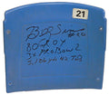 Billy Sims Signed Detroit Silverdome Stadium Blue Seatback w/80 ROY, 3x Pro Bowl, 5,106 Yds, 42 TDs - SIMSTB300 - Billy Sims Signed Detroit Silverdome Stadium Blue Seatback w/80 ROY, 3x Pro Bowl, 5,106 Yds, 42 TDs product image