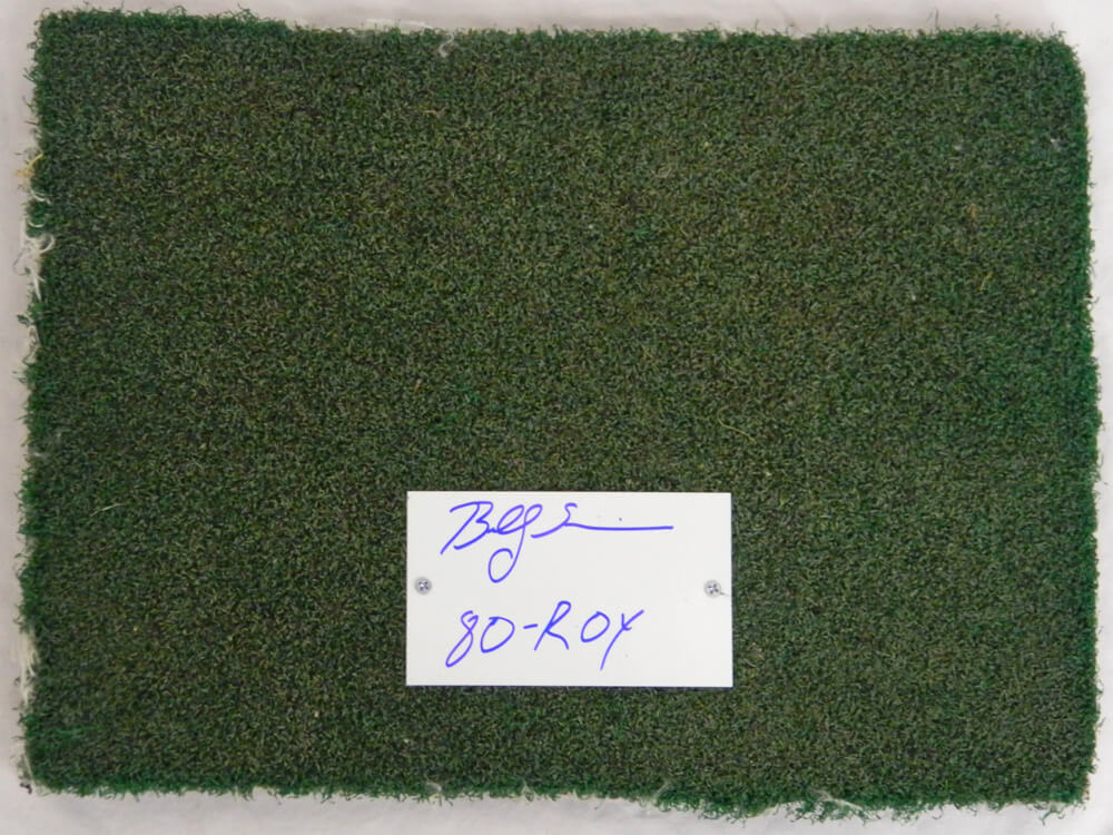 Billy Sims Signed Detroit Silverdome 12x16 Actual Stadium Used Turf & Autograph Plate w/80 ROY - SIMTRF300 - Billy Sims Signed Detroit Silverdome 12x16 Actual Stadium Used Turf & Autograph Plate w/80 ROY product image