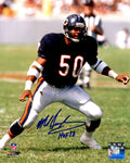 Mike Singletary Signed Chicago Bears Action Stance 8x10 Photo w/HOF'98 - SIN08P304 - Mike Singletary Signed Chicago Bears Action Stance 8x10 Photo w/HOF'98 product image