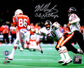 Mike Singletary Signed Chicago Bears Super Bowl XX vs Patriots 8x10 Photo w/SB XX Champs - SIN08P307 - Mike Singletary Signed Chicago Bears Super Bowl XX vs Patriots 8x10 Photo w/SB XX Champs product image