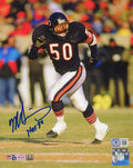 Mike Singletary Signed Chicago Bears Navy Jersey Action 8x10 Photo w/HOF'98 (Beckett) - SIN08P311 - Mike Singletary Signed Chicago Bears Navy Jersey Action 8x10 Photo w/HOF'98 (Beckett) product image