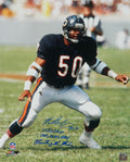 Mike Singletary Signed Chicago Bears 16x20 Photo w/HOF'98, SB XX Champs, 85,88 DPOY, Monsters of the Midway - SIN16P309 - Mike Singletary Signed Chicago Bears 16x20 Photo w/HOF'98, SB XX Champs, 85,88 DPOY, Monsters of the Midway product image