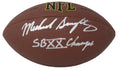 Mike Singletary Signed Wilson Super Grip Full-Size Football w/SB XX Champs - SINFTB301 - Mike Singletary Signed Wilson Super Grip Full-Size Football w/SB XX Champs product image