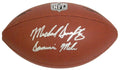 Mike Singletary Signed Wilson NFL Full-Size Football w/Samurai Mike - SINFTB309 - Mike Singletary Signed Wilson NFL Full-Size Football w/Samurai Mike product image