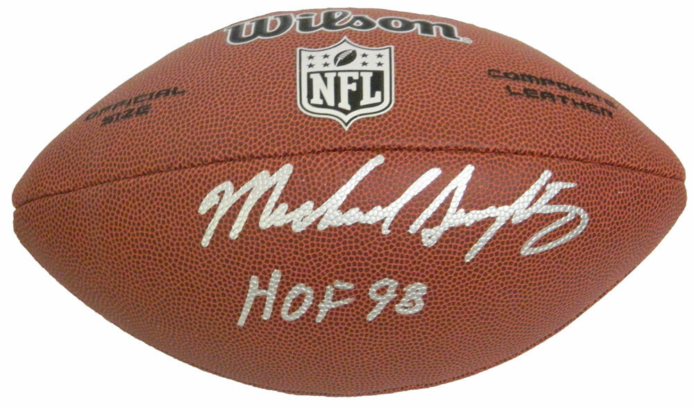 Mike Singletary Signed Wilson Limited Full Size NFL Football w/HOF 98 - SINFTB311 - Mike Singletary Signed Wilson Limited Full Size NFL Football w/HOF 98 product image