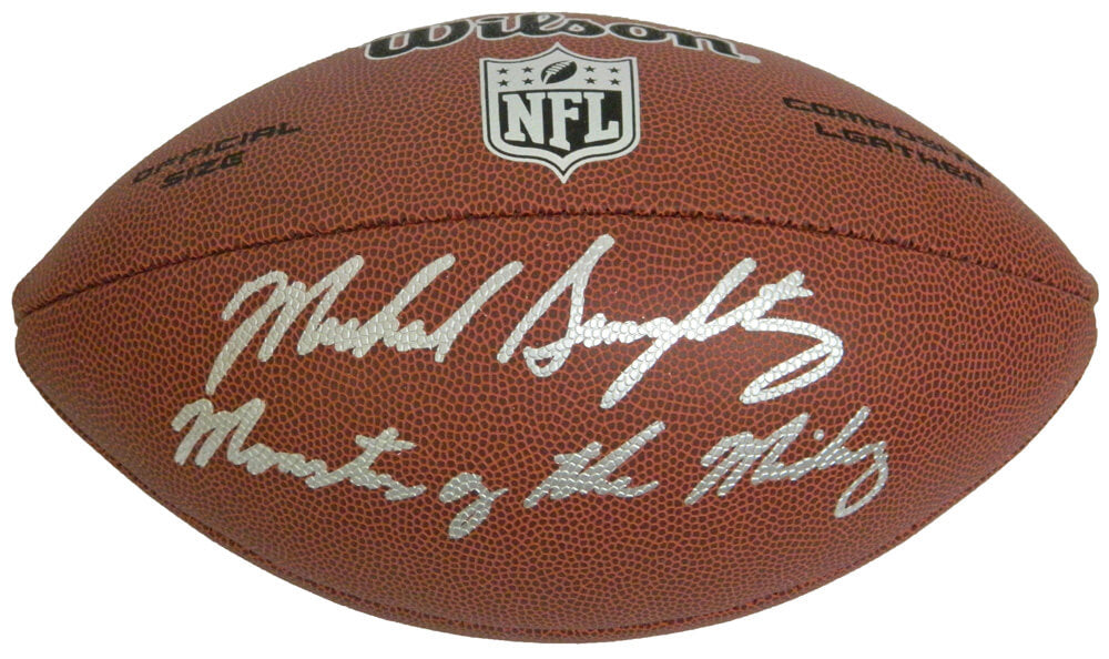Mike Singletary Signed Wilson Limited Full Size NFL Football w/Monsters of the Midway - SINFTB312 - Mike Singletary Signed Wilson Limited Full Size NFL Football w/Monsters of the Midway product image