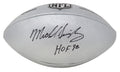 Mike Singletary Signed Wilson Duke Silver Metallic NFL Full Size Replica Football w/HOF'98 - SINFTB319 - Mike Singletary Signed Wilson Duke Silver Metallic NFL Full Size Replica Football w/HOF'98 product image