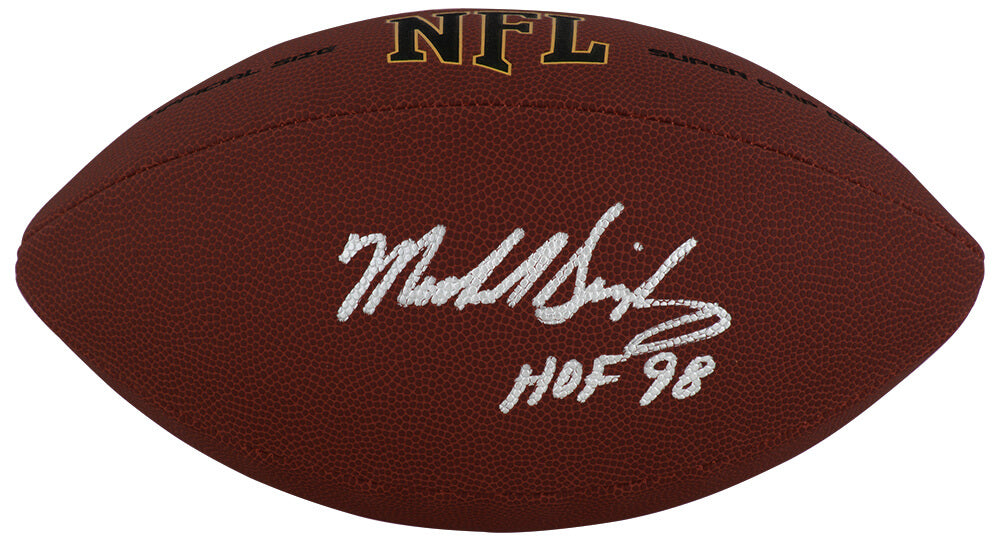 Mike Singletary Signed Wilson Super Grip F/S NFL Football w/HOF'98 - SINFTB328 - Mike Singletary Signed Wilson Super Grip F/S NFL Football w/HOF'98 product image