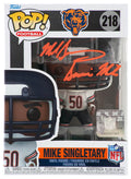 Mike Singletary Signed Chicago Bears Mike Singletary Funko Pop Doll #218 w/Samurai Mike - SINFUN301 - Mike Singletary Signed Chicago Bears Mike Singletary Funko Pop Doll #218 w/Samurai Mike product image