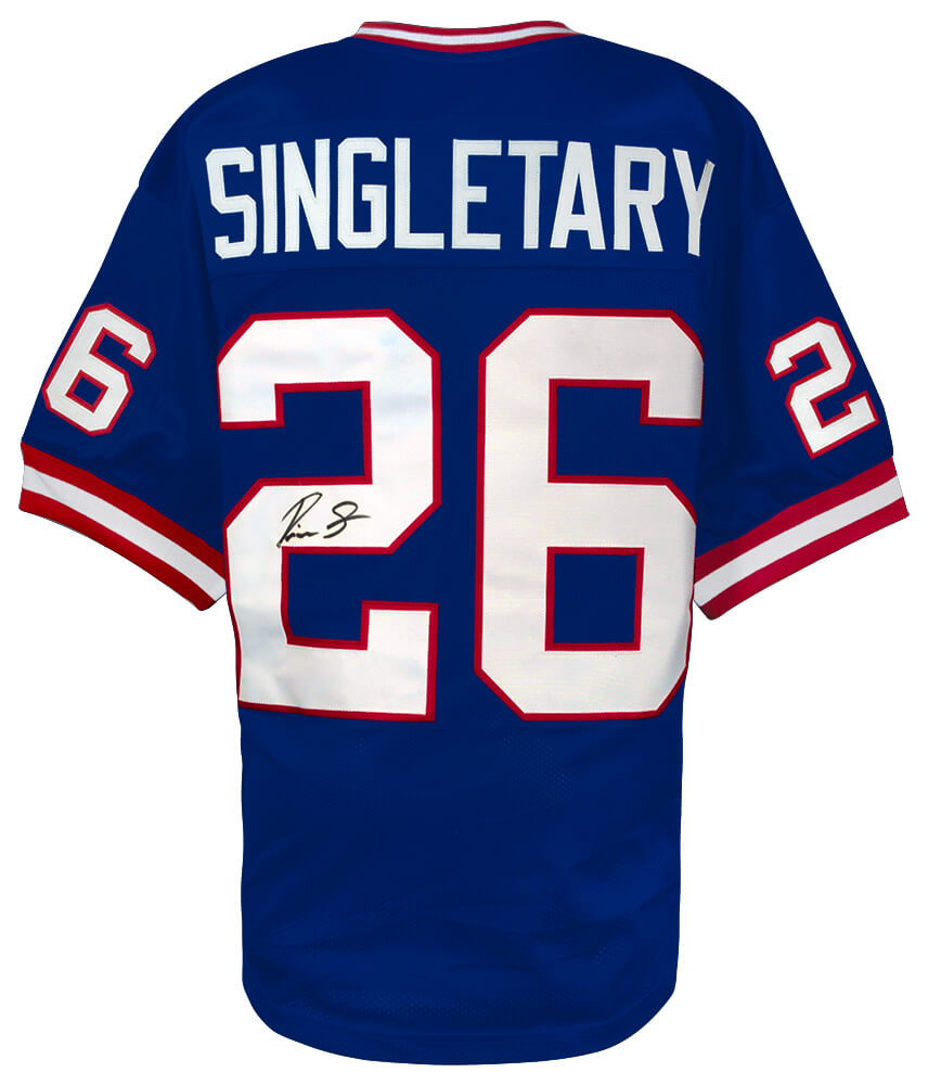 Devin Singletary Signed Blue Custom Football Jersey - SINJRY330 - Devin Singletary Signed Blue Custom Football Jersey product image