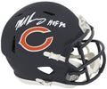 Mike Singletary Signed Chicago Bears Riddell Speed Mini Helmet w/HOF'98 - SINMIN325 - Mike Singletary Signed Chicago Bears Riddell Speed Mini Helmet w/HOF'98 product image