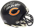 Mike Singletary Signed Chicago Bears Riddell Replica Mini Helmet w/1985, 88 DPOY - SINMIN308 - Mike Singletary Signed Chicago Bears Riddell Replica Mini Helmet w/1985, 88 DPOY product image