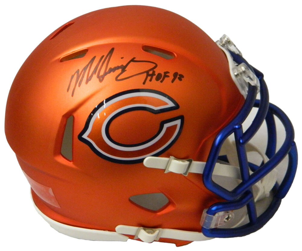 Mike Singletary Signed Chicago Bears Blaze Riddell Speed Mini Helmet w/HOF'98 - SINMIN315 - Mike Singletary Signed Chicago Bears Blaze Riddell Speed Mini Helmet w/HOF'98 product image