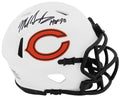 Mike Singletary Signed Chicago Bears Lunar Eclipse Riddell Speed Mini Helmet w/HOF'98 - SINMIN328 - Mike Singletary Signed Chicago Bears Lunar Eclipse Riddell Speed Mini Helmet w/HOF'98 product image