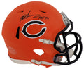 Mike Singletary Signed Chicago Bears 2022 Alternate Orange Riddell Speed Mini Helmet w/HOF'98 - SINMIN330 - Mike Singletary Signed Chicago Bears 2022 Alternate Orange Riddell Speed Mini Helmet w/HOF'98 product image