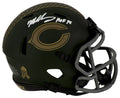 Mike Singletary Signed Chicago Bears 2025 SALUTE Riddell Speed Mini Helmet w/HOF'98 - (In White) - SINMIN337 - Mike Singletary Signed Chicago Bears 2025 SALUTE Riddell Speed Mini Helmet w/HOF'98 - (In White) product image