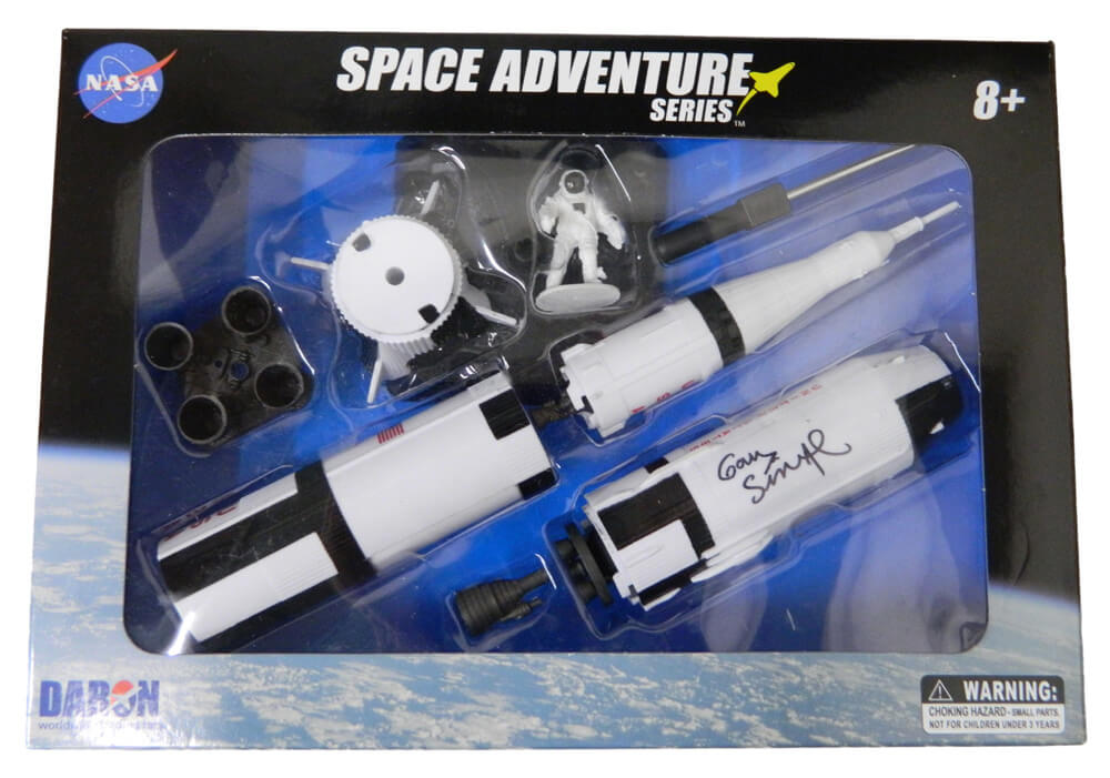 Gary Sinise Signed NASA Saturn V Rocket Ship Adventure Series Toy - SINOTH500 - Gary Sinise Signed NASA Saturn V Rocket Ship Adventure Series Toy product image