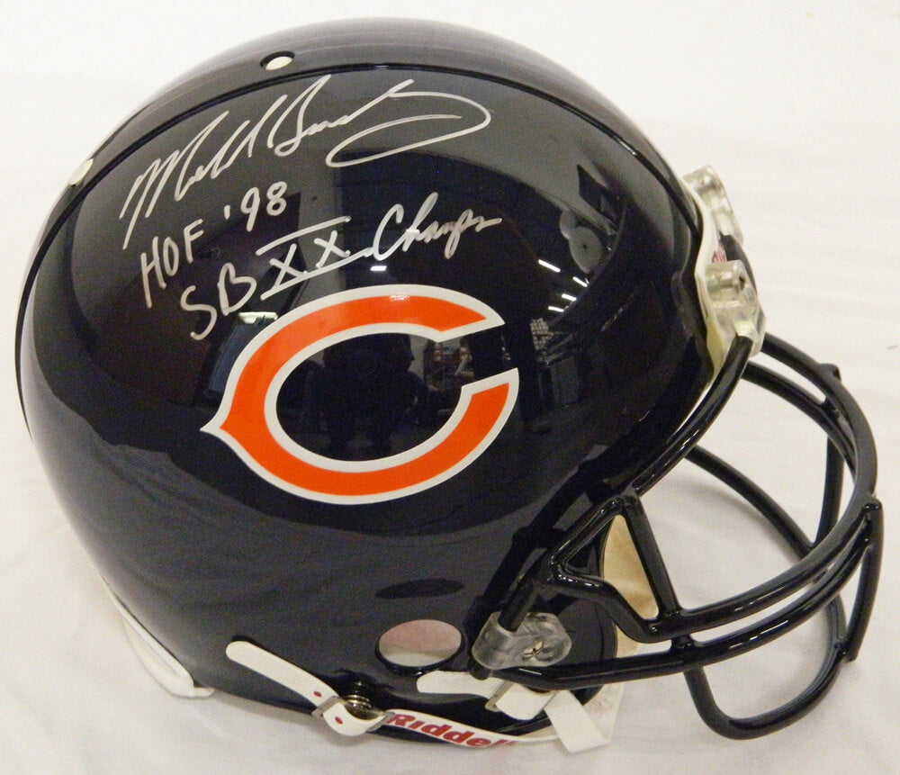 Mike Singletary Signed Chicago Bears Proline Helmet w/SB XX Champs & HOF'98 - SINPRO301 - Mike Singletary Signed Chicago Bears Proline Helmet w/SB XX Champs & HOF'98 product image