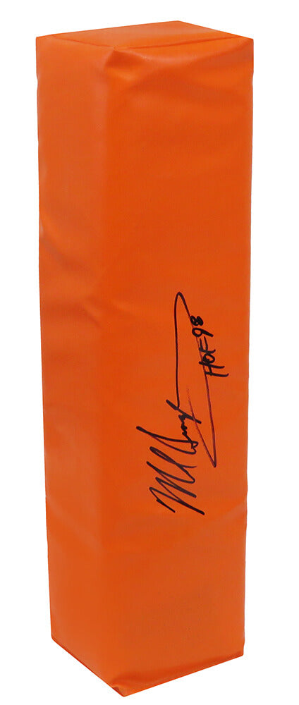 Mike Singletary Signed Orange Endzone Pylon w/HOF'98 - SINPYL302 - Mike Singletary Signed Orange Endzone Pylon w/HOF'98 product image