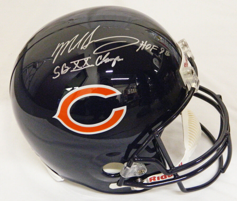 Mike Singletary Signed Bears Riddell F/S Replica Helmet w/SB XX Champs & HOF'98 - SINREP302 - Mike Singletary Signed Bears Riddell F/S Replica Helmet w/SB XX Champs & HOF'98 product image