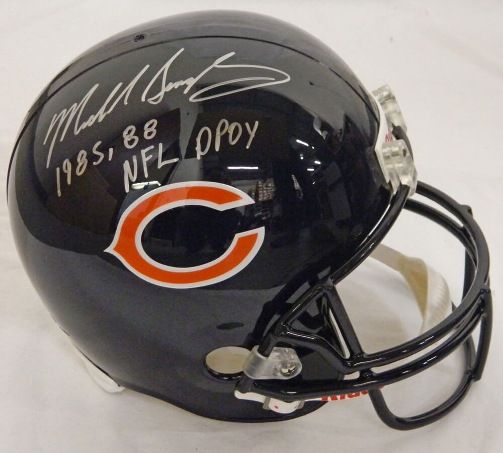 Mike Singletary Signed Chicago Bears Riddell F/S Replica Helmet w/1985, 88 NFL DPOY - SINREP305 - Mike Singletary Signed Chicago Bears Riddell F/S Replica Helmet w/1985, 88 NFL DPOY product image