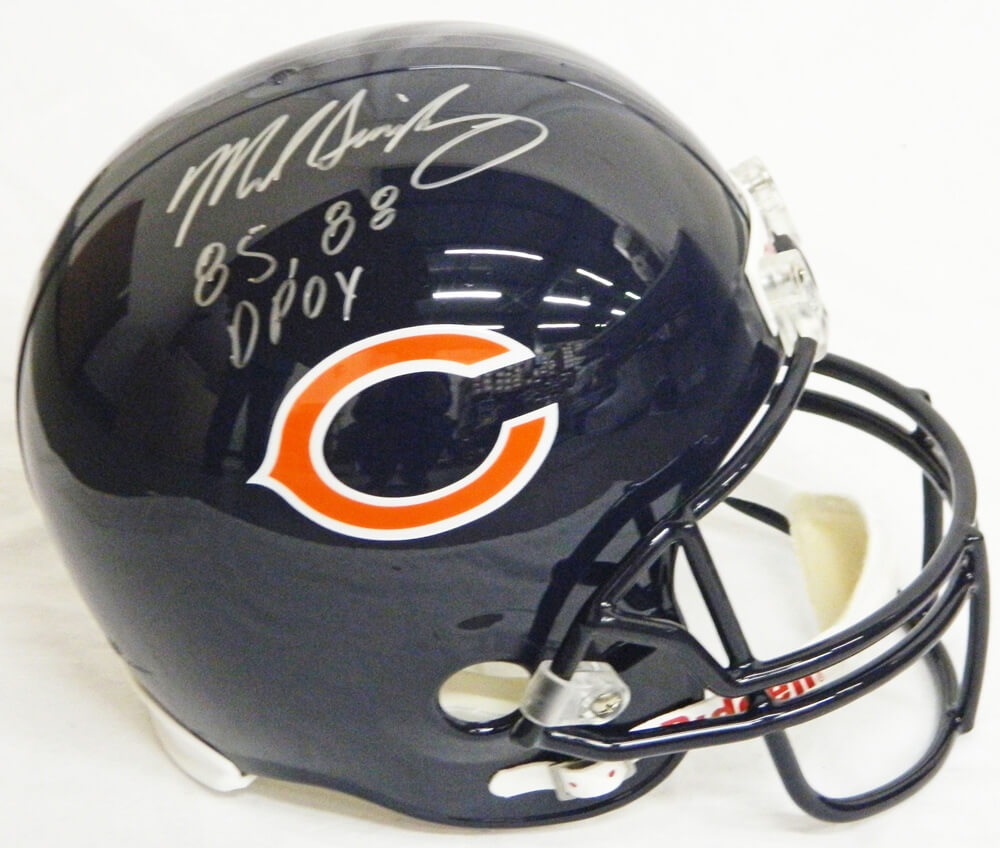 Mike Singletary Signed Chicago Bears Riddell F/S Replica Helmet w/85, 88 DPOY - SINREP312 - Mike Singletary Signed Chicago Bears Riddell F/S Replica Helmet w/85, 88 DPOY product image