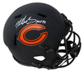 Mike Singletary Signed Chicago Bears Eclipse Black Matte Riddell Full Size Speed Replica Helmet w/HOF'98 - SINREP320 - Mike Singletary Signed Chicago Bears Eclipse Black Matte Riddell Full Size Speed Replica Helmet w/HOF'98 product image