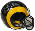 Jackie Slater Signed Los Angeles Rams Throwback Riddell Mini Helmet w/HOF'01 - SLAMIN300 - Jackie Slater Signed Los Angeles Rams Throwback Riddell Mini Helmet w/HOF'01 product image