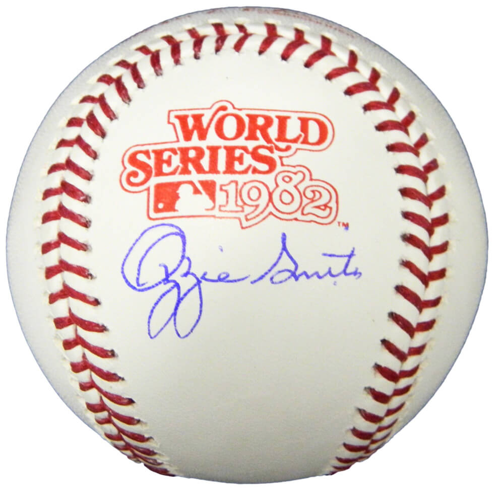Ozzie Smith Signed Rawlings 1982 World Series Baseball - SMIBSB104 - Ozzie Smith Signed Rawlings 1982 World Series Baseball product image