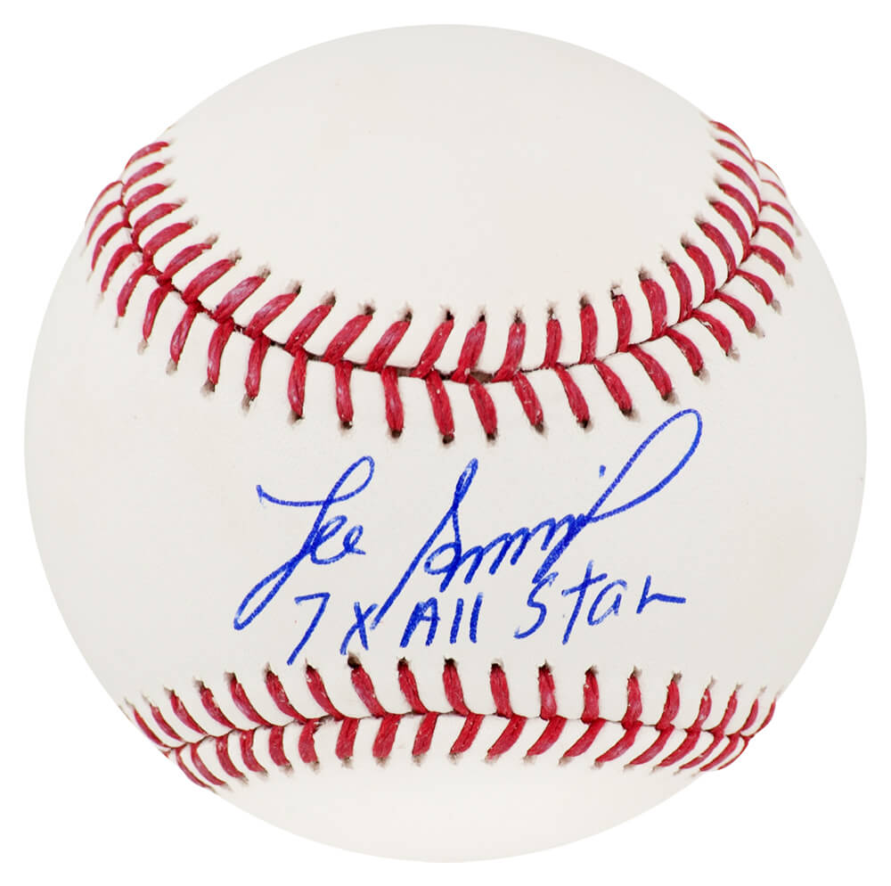 Lee Smith Signed Rawlings Official MLB Baseball w/7x All Star - SMIBSB111 - Lee Smith Signed Rawlings Official MLB Baseball w/7x All Star product image