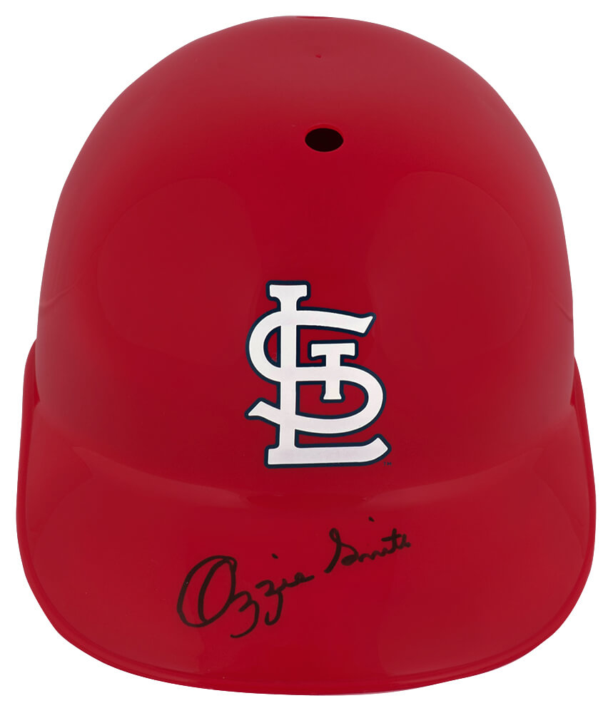 Ozzie Smith Signed St. Louis Cardinals Souvenir Replica Baseball Batting Helmet - SMIBTH100 - Ozzie Smith Signed St. Louis Cardinals Souvenir Replica Baseball Batting Helmet product image