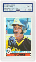 Ozzie Smith Signed 1979 Topps Rookie Baseball Card #116 - (PSA/DNA / Auto Grade 9) - SMICAR105 - Ozzie Smith Signed 1979 Topps Rookie Baseball Card #116 - (PSA/DNA / Auto Grade 9) product image