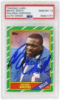 Bruce Smith Signed Buffalo Bills 1986 Topps Rookie Football Trading Card #389 - (PSA/DNA / Auto Grade 10) - SMICAR321 - Bruce Smith Signed Buffalo Bills 1986 Topps Rookie Football Trading Card #389 - (PSA/DNA / Auto Grade 10) product image