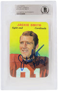 Jackie Smith Signed 1970 Topps Glossy Football Trading Card #18 w/HOF'94 - (Beckett Encapsulated) - SMICAR330 - Jackie Smith Signed 1970 Topps Glossy Football Trading Card #18 w/HOF'94 - (Beckett Encapsulated) product image