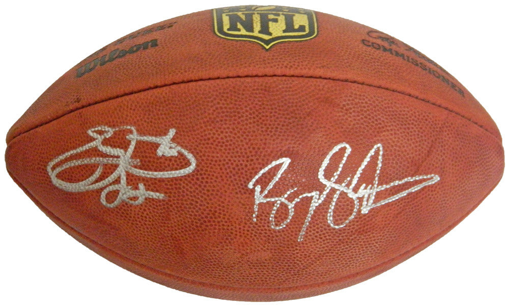 Emmitt Smith & Barry Sanders Dual-Signed Wilson Duke NFL Football - SMIFTB302 - Emmitt Smith & Barry Sanders Dual-Signed Wilson Duke NFL Football product image