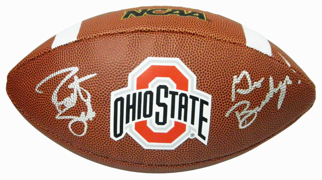 Robert Smith Signed Ohio State Buckeyes Logo Football w/Go Buckeyes - SMIFTB320 - Robert Smith Signed Ohio State Buckeyes Logo Football w/Go Buckeyes product image