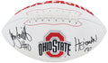 Troy Smith Signed Ohio State Buckeyes Rawlings White Logo Football w/Heisman'06 - SMIFTB362 - Troy Smith Signed Ohio State Buckeyes Rawlings White Logo Football w/Heisman'06 product image